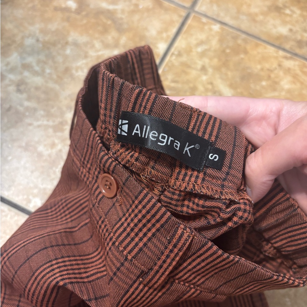 Allegra K Women’s Brown Dress Pants - Picture 3 of 3